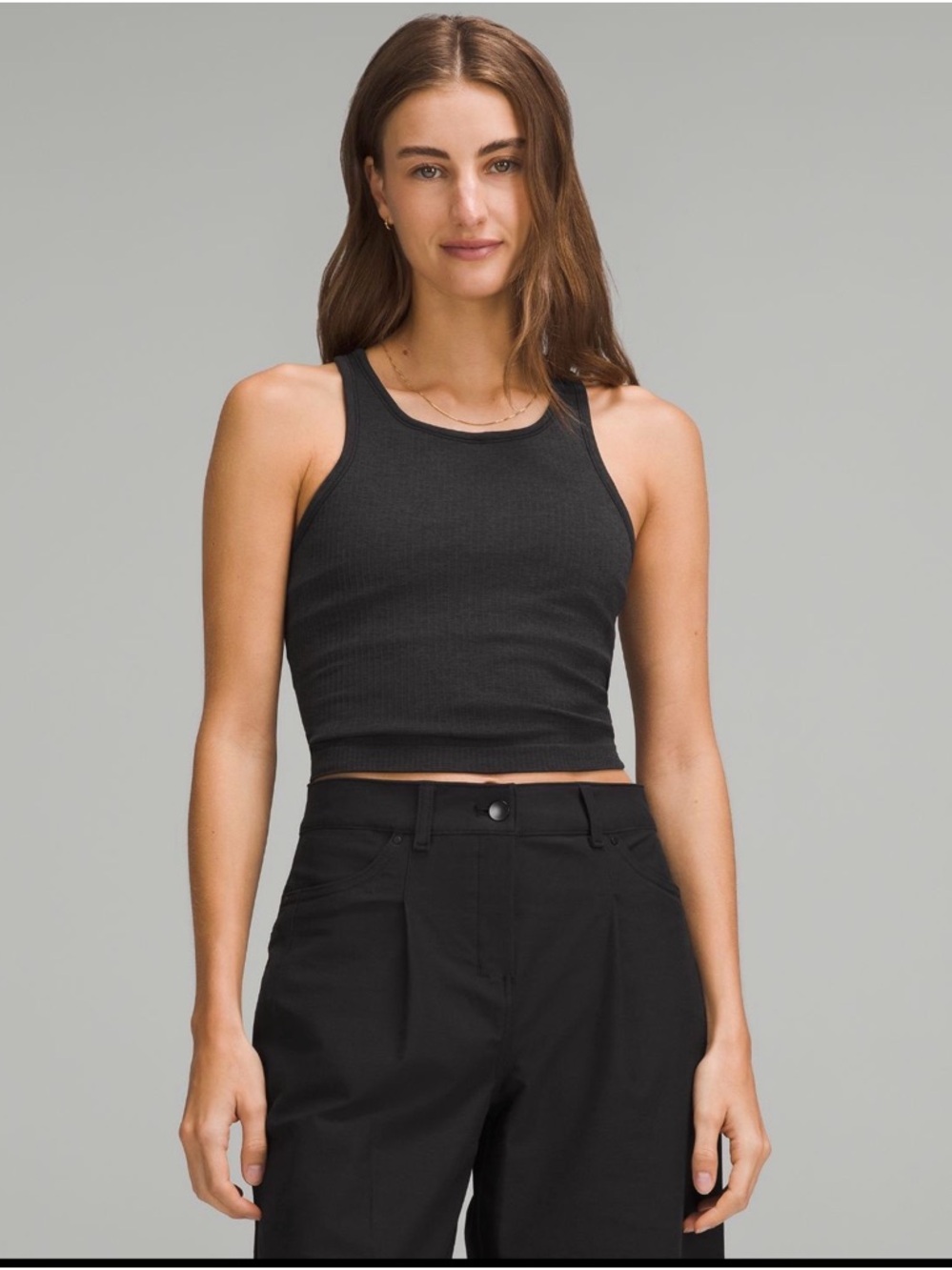 Lululemon Ebb to Street Cropped Racerback Tank Top